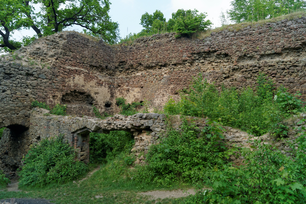 Pozostałości zabudowań zamku górnego
